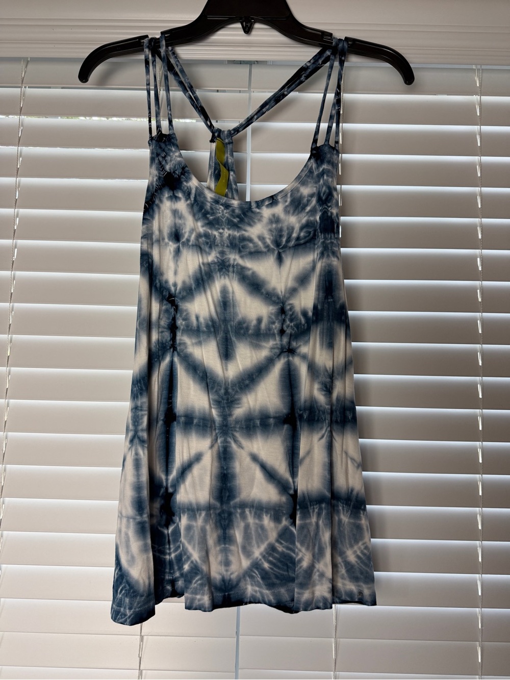 Green Dragon Blue & White Tie-Dye Mini Sundress/Tank